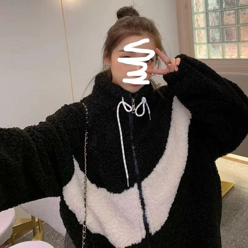 Unzzy Lamb Wool Sweatshirt KF81699 3 Unzzy Lamb Wool Sweatshirt KF81699