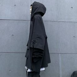 Unzzy HOT SALE Punk Workwear Hoodie KF82346 8 Unzzy HOT SALE Punk Workwear Hoodie KF82346