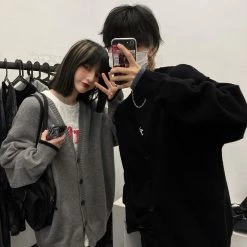 Unzzy Ulzzang Couple Sweatshirt KF82293 HOT SALE