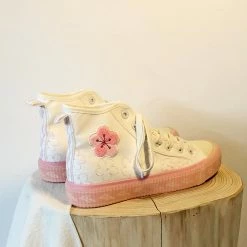 Unzzy Flower Embroidered High-top Canvas Shoes KF90186 HOT SALE 8 Unzzy Flower Embroidered High-top Canvas Shoes KF90186 HOT SALE