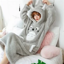 Unzzy Anime My Neighbor Totoro Nightdress KF81019 HOT SALE