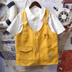 Unzzy Cartoon Bear Shirt KF9326