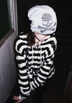 Unzzy HOT SALE Punk Skull Hat KF82615