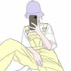 Unzzy Ulzzang Yellow Overalls KF81218 HOT SALE