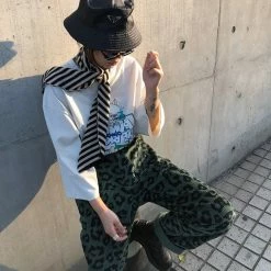 Unzzy HOT SALE Chic Leopard Pants KF81614