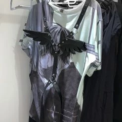 Unzzy Harajuku Anime Short Sleeve T-Shirt KF82826