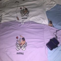 Unzzy Ulzzang Butterfly T-shirt KF81243 HOT SALE