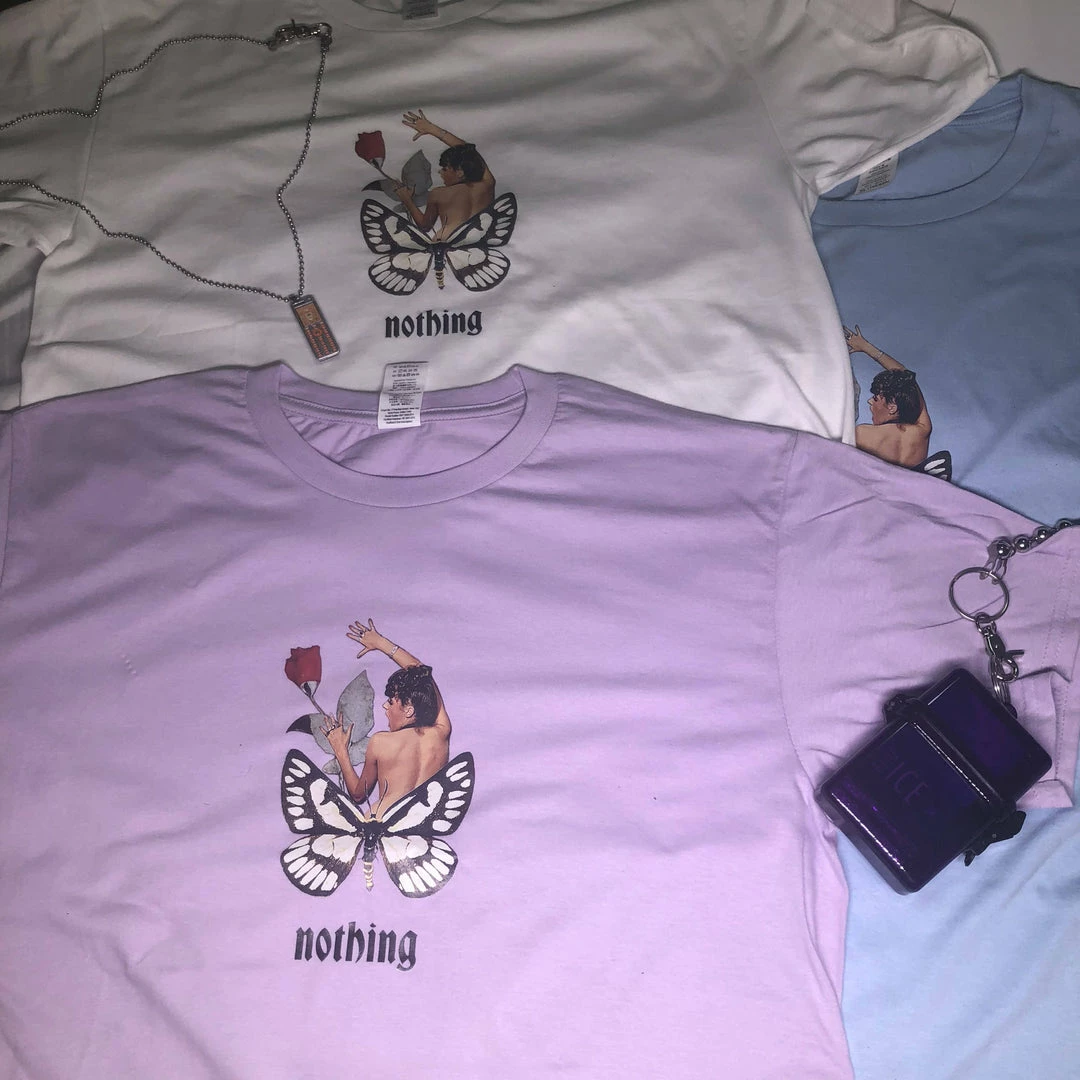 Unzzy Ulzzang Butterfly T-shirt KF81243 HOT SALE 2 Unzzy Ulzzang Butterfly T-shirt KF81243 HOT SALE