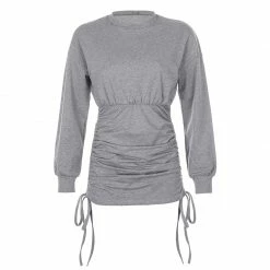 Unzzy Chic High Waist Dress KF90642 10 Unzzy Chic High Waist Dress KF90642