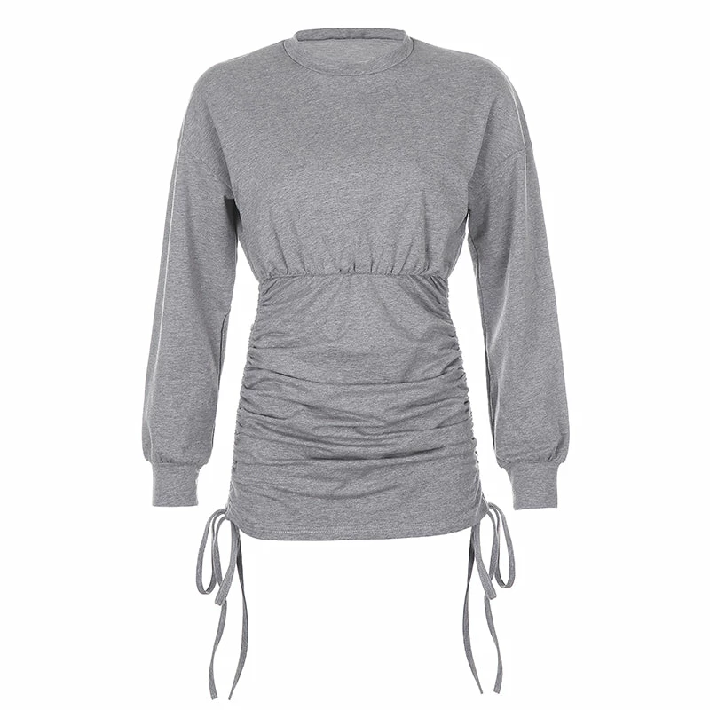 Unzzy Chic High Waist Dress KF90642 5 Unzzy Chic High Waist Dress KF90642