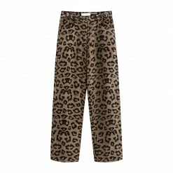 Unzzy HOT SALE Chic Leopard Pants KF81614