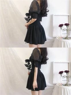 Unzzy Punk Dark Dress KF9352 HOT SALE