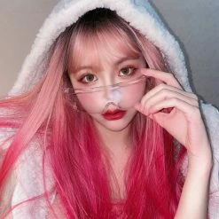 Unzzy Pink Gradient Wig KF81401