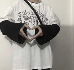 Unzzy Unisex White T-shirt KF90799