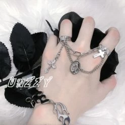 Unzzy Unisex Ring Bracelet KF81219