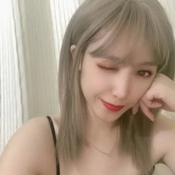 Unzzy HOT SALE Gray Long Straight Hair KF81097