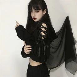 Unzzy HOT SALE DARK PUNK Cat Ear Hoodie KF82234