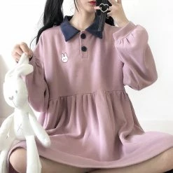 Unzzy POLO Pink Dress KF9397