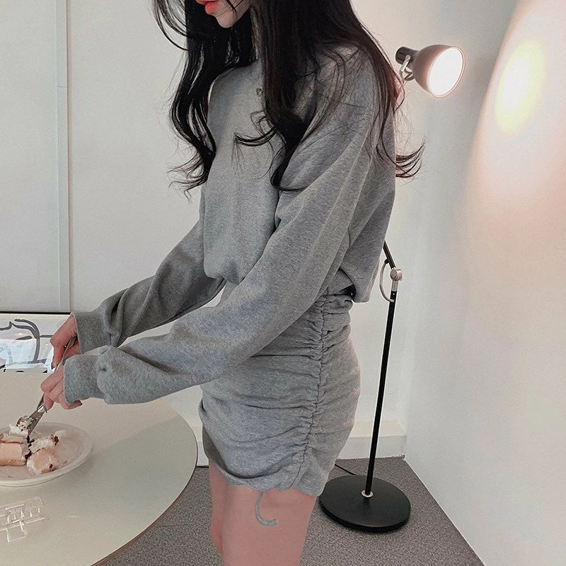 Unzzy Chic High Waist Dress KF90642 6 Unzzy Chic High Waist Dress KF90642