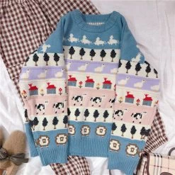 Unzzy Chic Knit Sweater KF9502