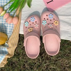 Unzzy HOT SALE Lovely Flowers Slippers KF82198