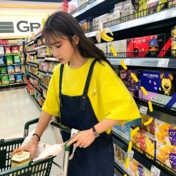 Unzzy Fruit Embroidered T-Shirt KF90722 HOT SALE