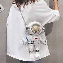 Unzzy HOT SALE Cute Space Bear Bag KF82256 7 Unzzy HOT SALE Cute Space Bear Bag KF82256