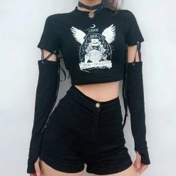 Unzzy Black Angel T-shirt KF81868