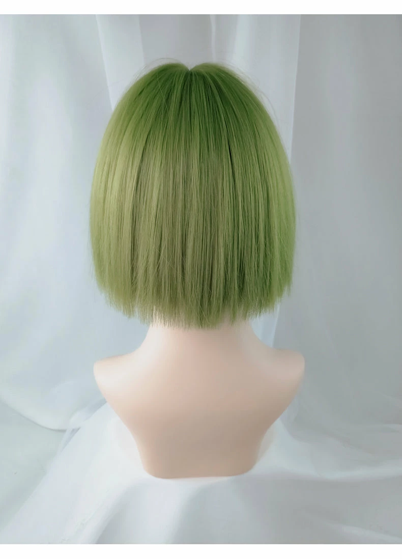 Unzzy HOT SALE Green Harajuku Wigs KF8402 4 Unzzy HOT SALE Green Harajuku Wigs KF8402