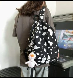 Unzzy Ulzzang Cow Backpack KF81859 13 Unzzy Ulzzang Cow Backpack KF81859