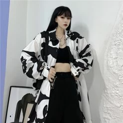 Unzzy Harajuku Cow Shirt KF81992 HOT SALE