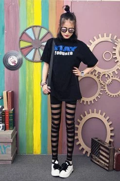 Unzzy Black Laser Socks KF8203 HOT SALE