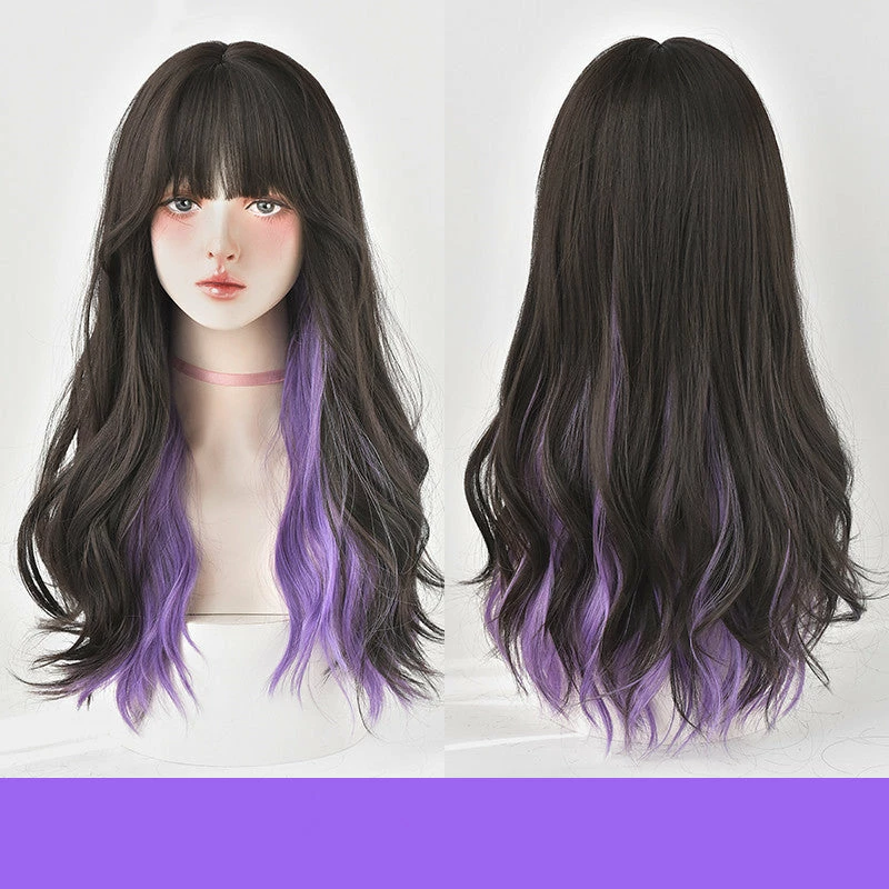 Unzzy HOT SALE Harajuku Long Curly Wig KF81752 6 Unzzy HOT SALE Harajuku Long Curly Wig KF81752
