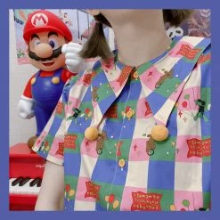 Unzzy Color Plaid Shirt KF81995