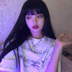 Unzzy HOT SALE Harajuku Straight Wig KF82037