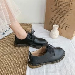 Unzzy Vintage Leather Shoes KF81839