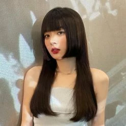 Unzzy Black Long Straight Hair Wig KF82432 HOT SALE