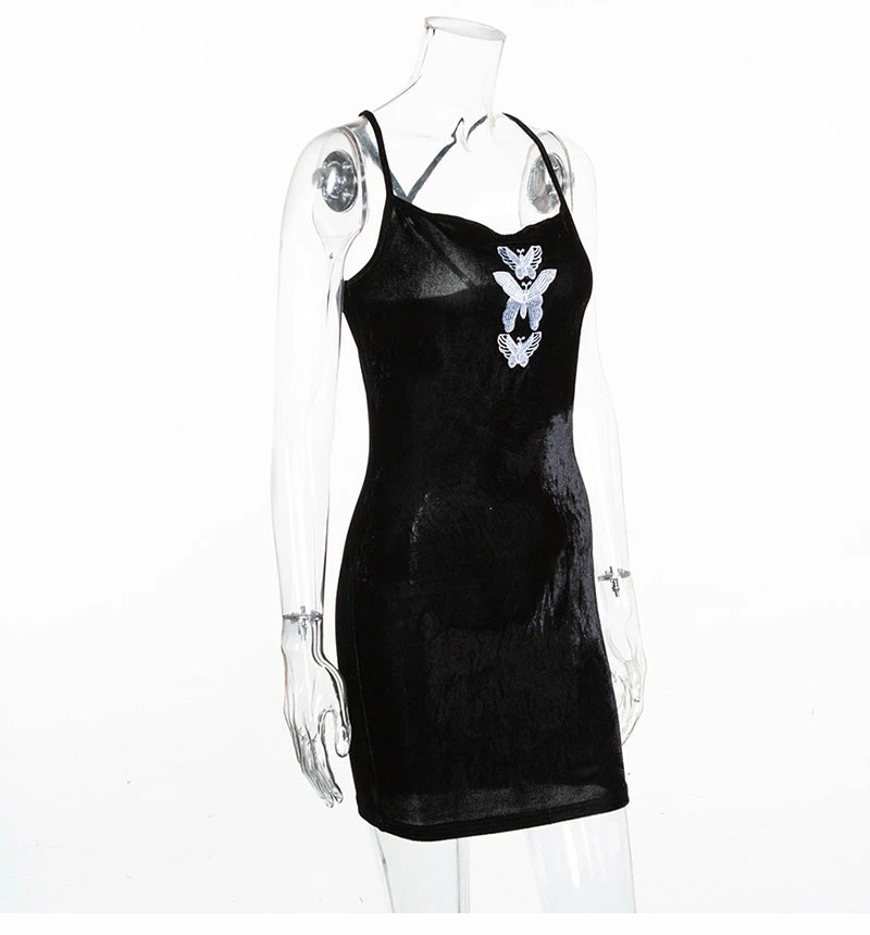 Unzzy Black Embroidered Dress KF90475 HOT SALE 7 Unzzy Black Embroidered Dress KF90475 HOT SALE