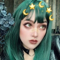 Unzzy Green Long Wig KF82042 HOT SALE