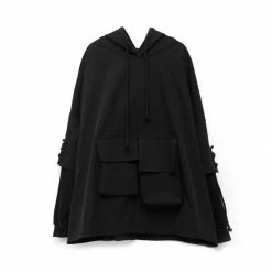 Unzzy HOT SALE Punk Workwear Hoodie KF82346 9 Unzzy HOT SALE Punk Workwear Hoodie KF82346