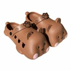 Unzzy HOT SALE Cute Three-dimensional Bear Slippers KF82663