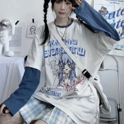 HOT SALE Unzzy Anime Print Long Sleeve KF50091