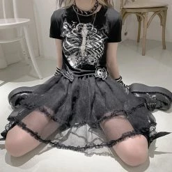 Unzzy Dark Punk T-Shirt KF82827 HOT SALE