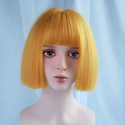 Unzzy Yellow Harajuku Wig KF8403 HOT SALE