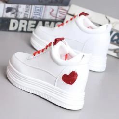 Kfashionstyle White Platform High Top Sneakers KF30007 HOT SALE