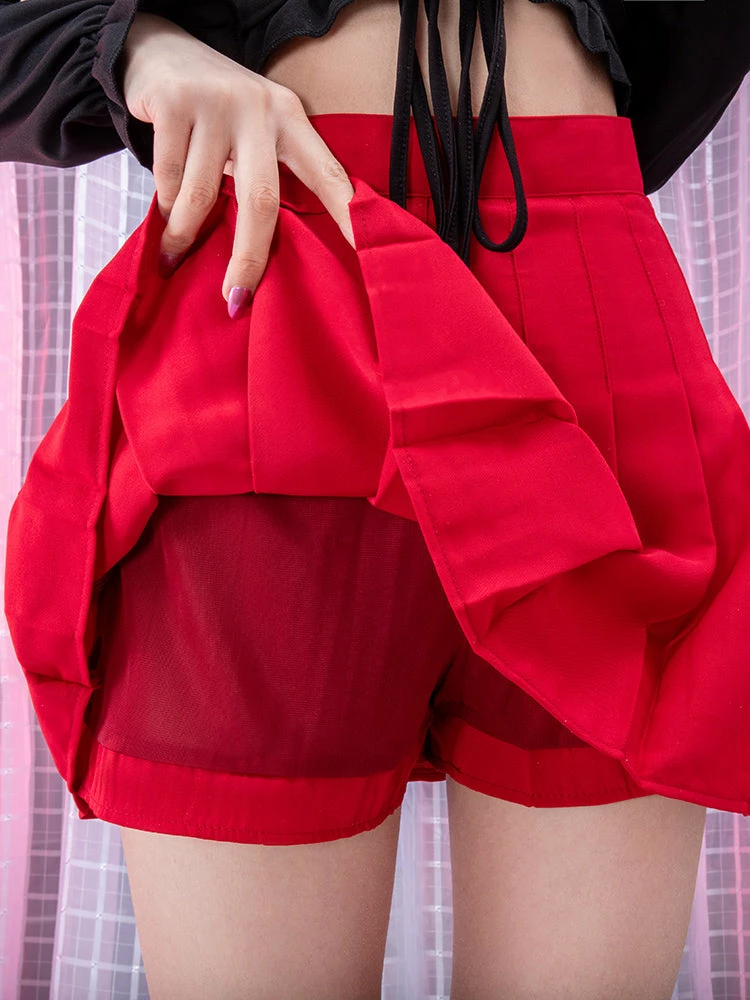 Unzzy HOT SALE Cute High Waist Skirt KF6502 6 Unzzy HOT SALE Cute High Waist Skirt KF6502