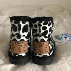 Unzzy HOT SALE Cow Snow Boots KF81745