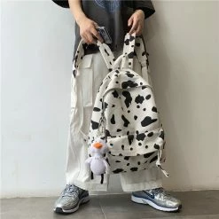 Unzzy Ulzzang Cow Backpack KF81859 10 Unzzy Ulzzang Cow Backpack KF81859