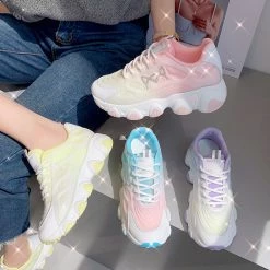 Unzzy Harajuku Gradient Sneakers KF82741 HOT SALE