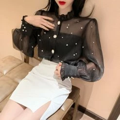 Unzzy HOT SALE Super Fairy Lantern Sleeve Top KF30192 10 Unzzy HOT SALE Super Fairy Lantern Sleeve Top KF30192